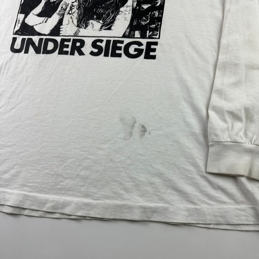 Vintage 90s Sepultura Long Sleeve Shirt XL Under Siege