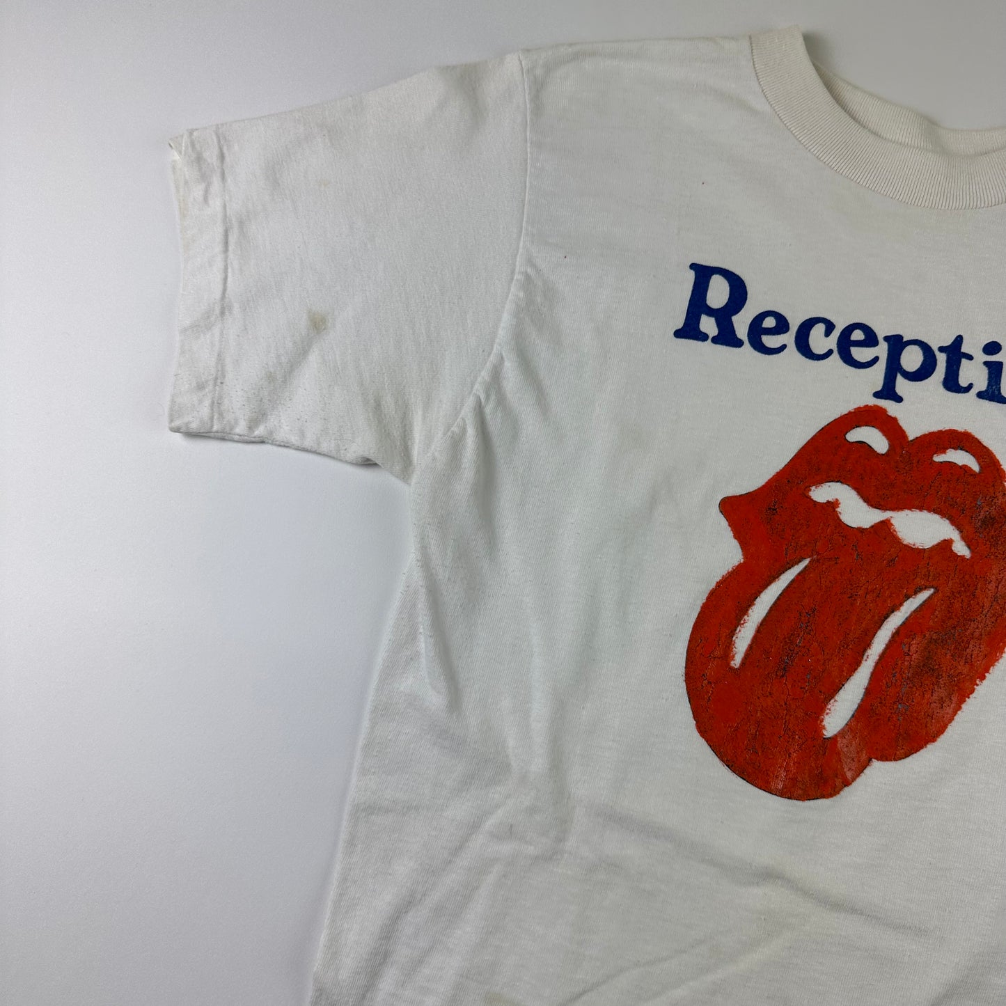 Vintage 70s Rolling Stones Reception Shirt Medium