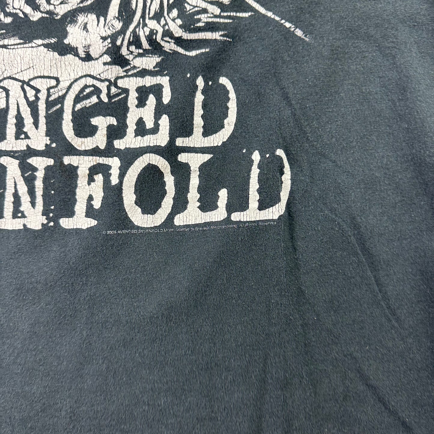 Vintage 2005 Avenged Sevenfold Shirt Medium