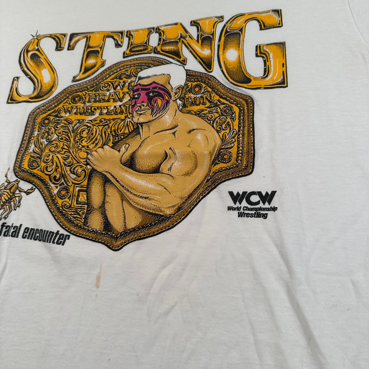 Vintage 90s Sting Shirt Large Fatal Encounter