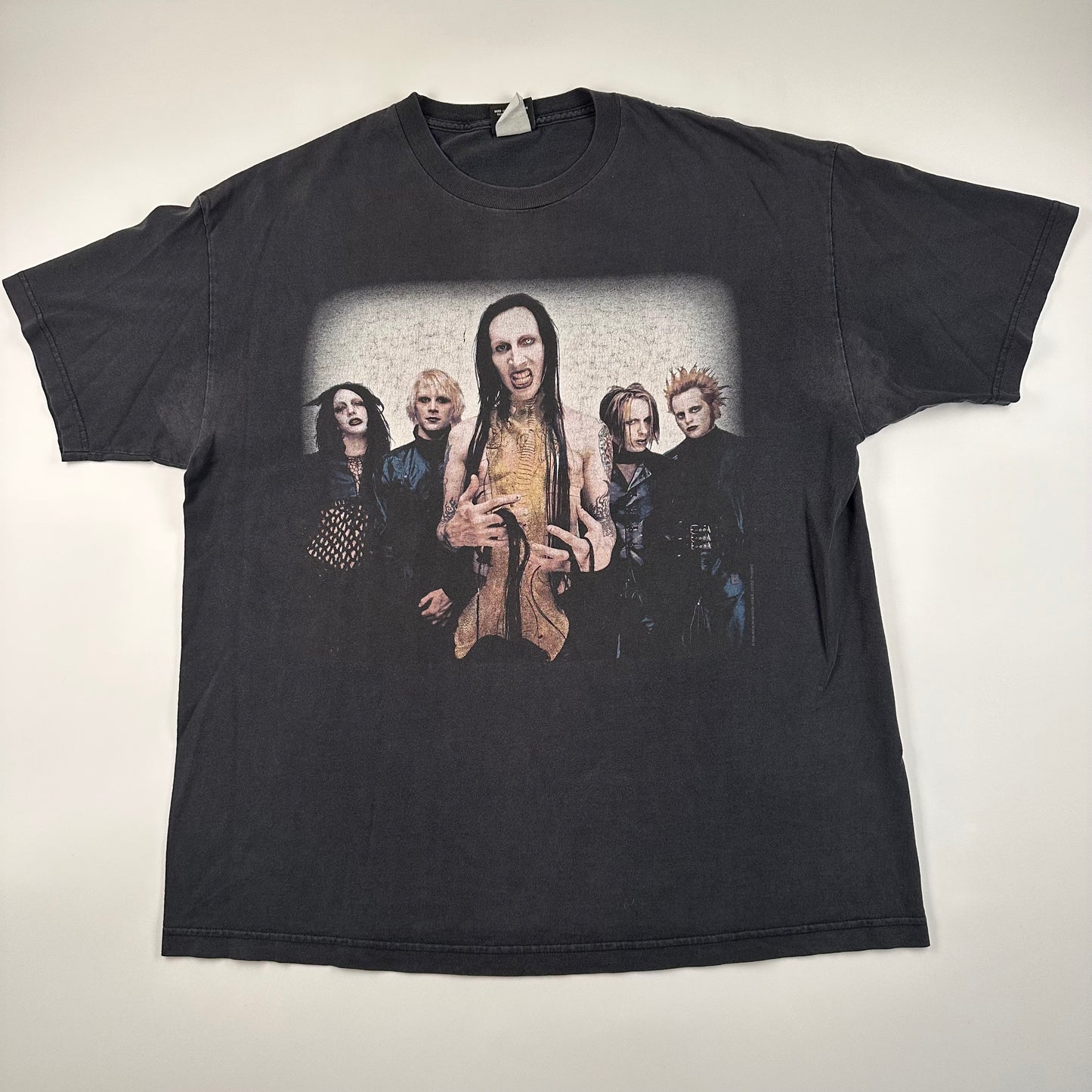 Vintage 2000 Marilyn Manson Shirt XL Guns God and Government