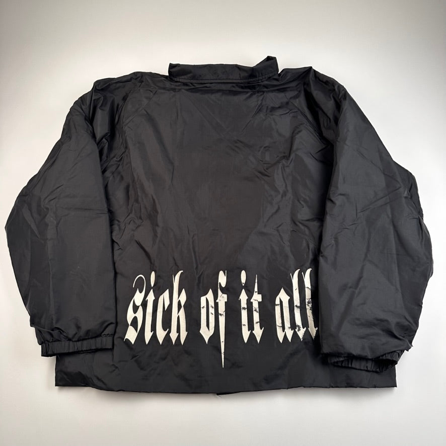 Vintage 90s Sick Of It All Windbreaker XXL