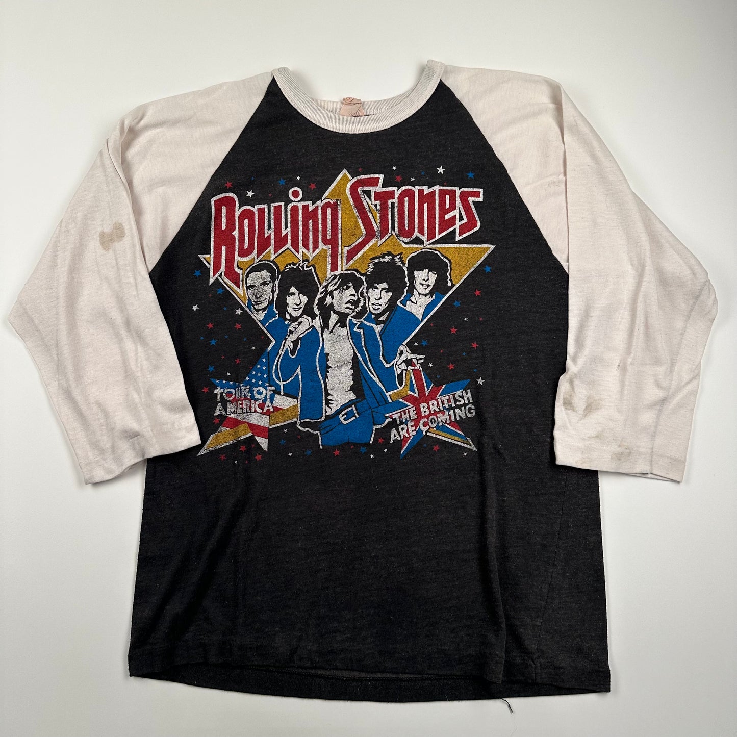 Vintage 1978 Rolling Stones Shirt Medium Tour Of America