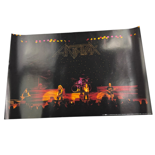 Vintage 1990 Anthrax Poster