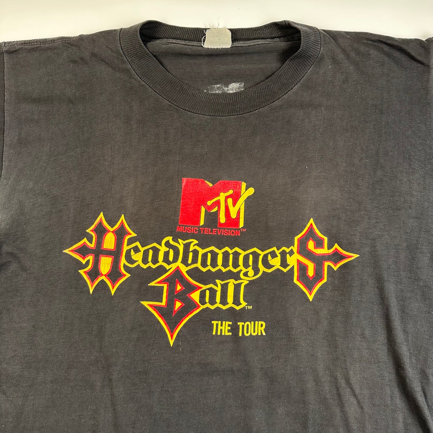 Vintage 1989 Headbangers Ball Shirt XL MTV