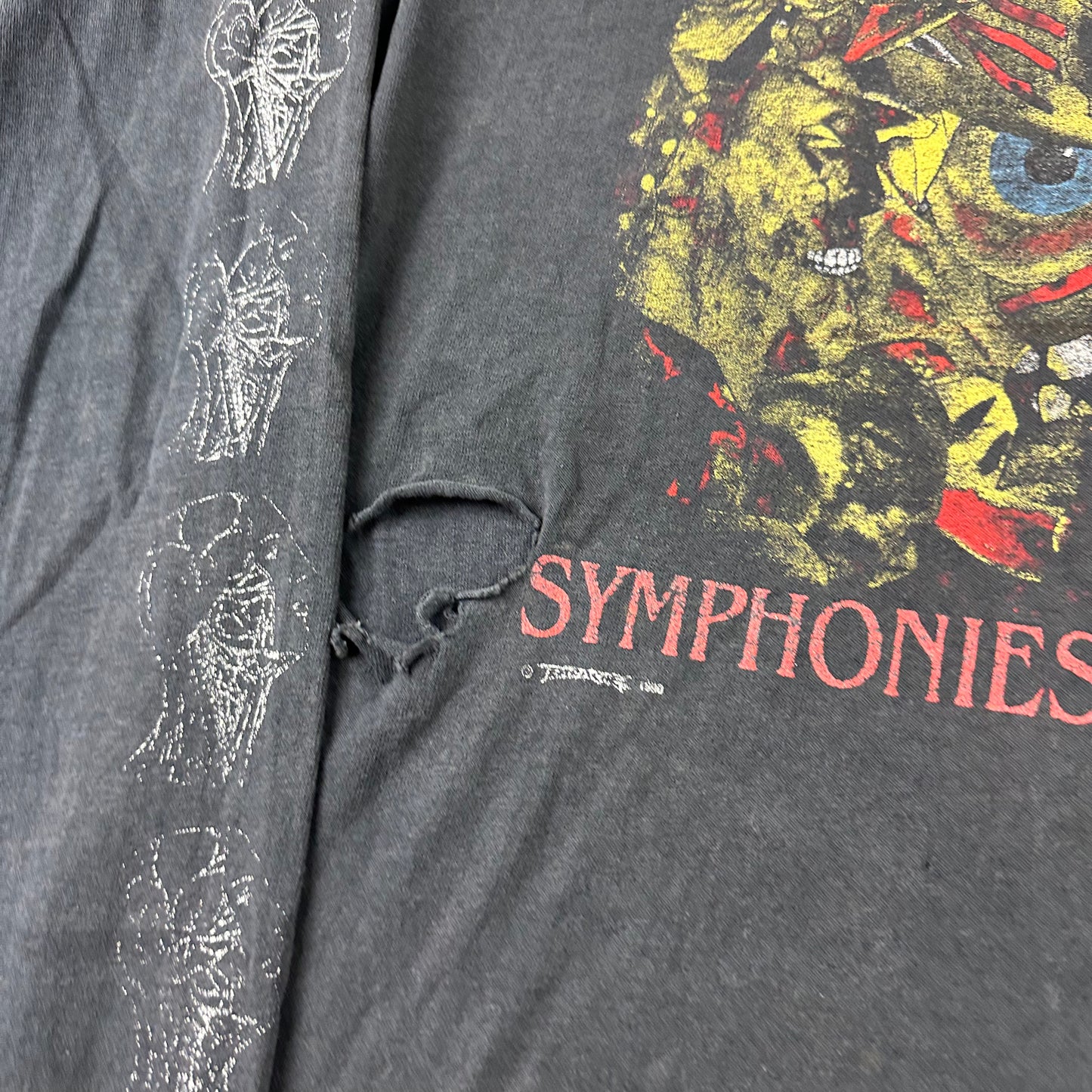 Vintage 1990 Carcass Long Sleeve Shirt XL SYMPHONIES OF SICKNESS