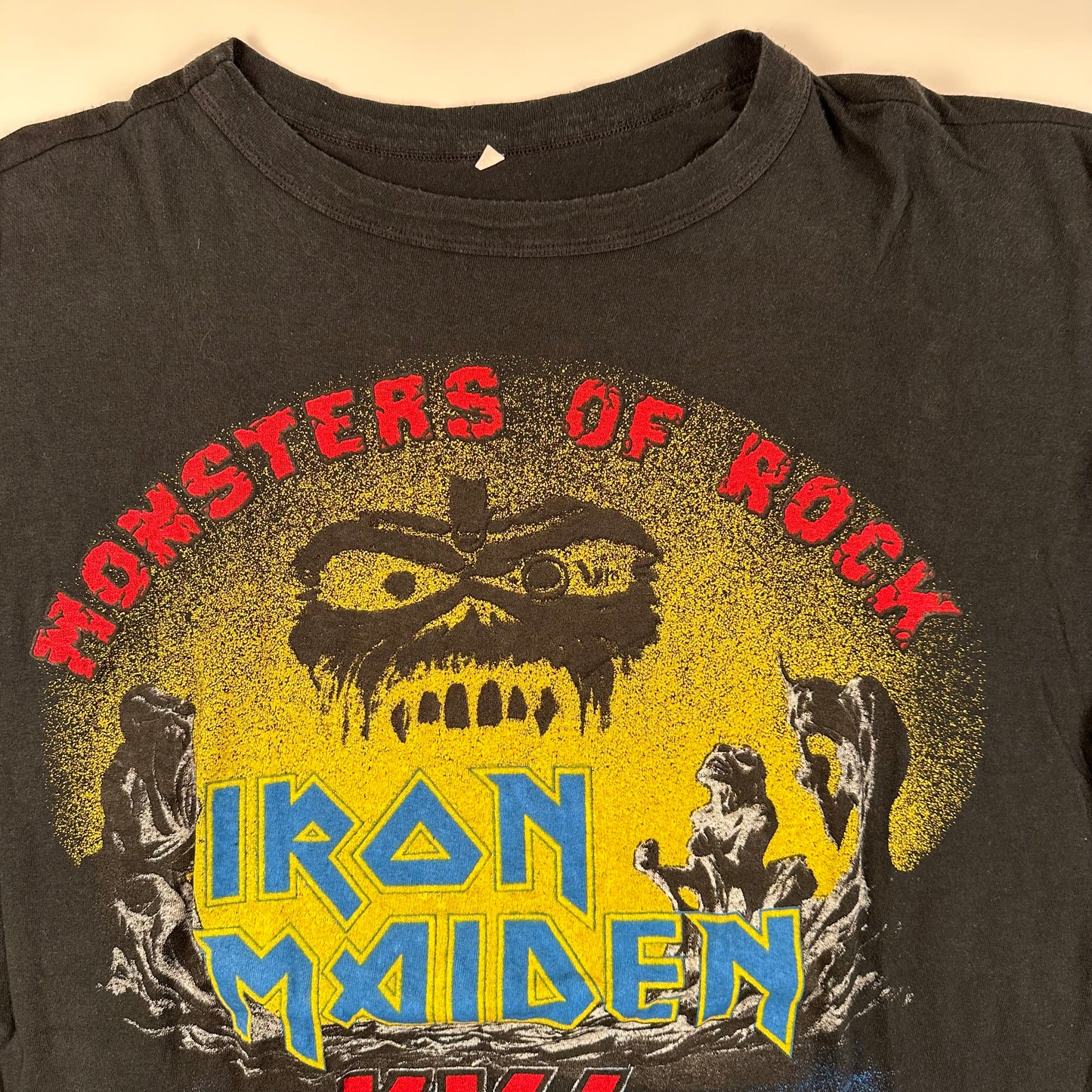 Vintage 1988 Monsters Of Rock Shirt Large European Tour