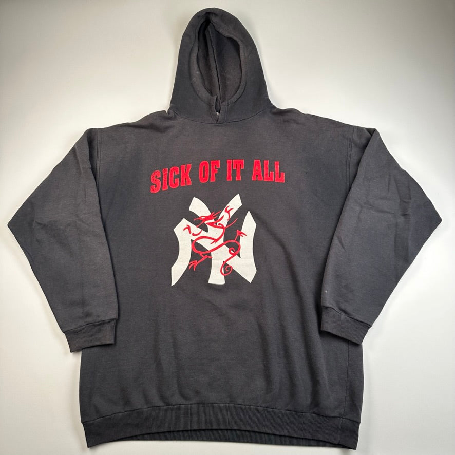 Vintage 90s Sick Of It All Sweatshirt XL The Pain Strikes