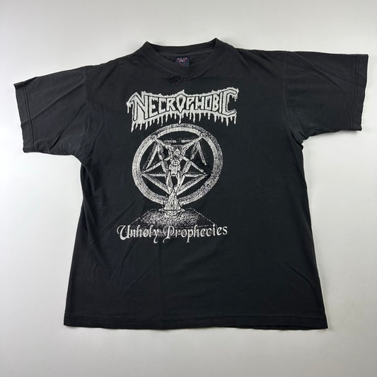 Vintage 2000s Necrophobic Shirt Medium Unholy Prophecies