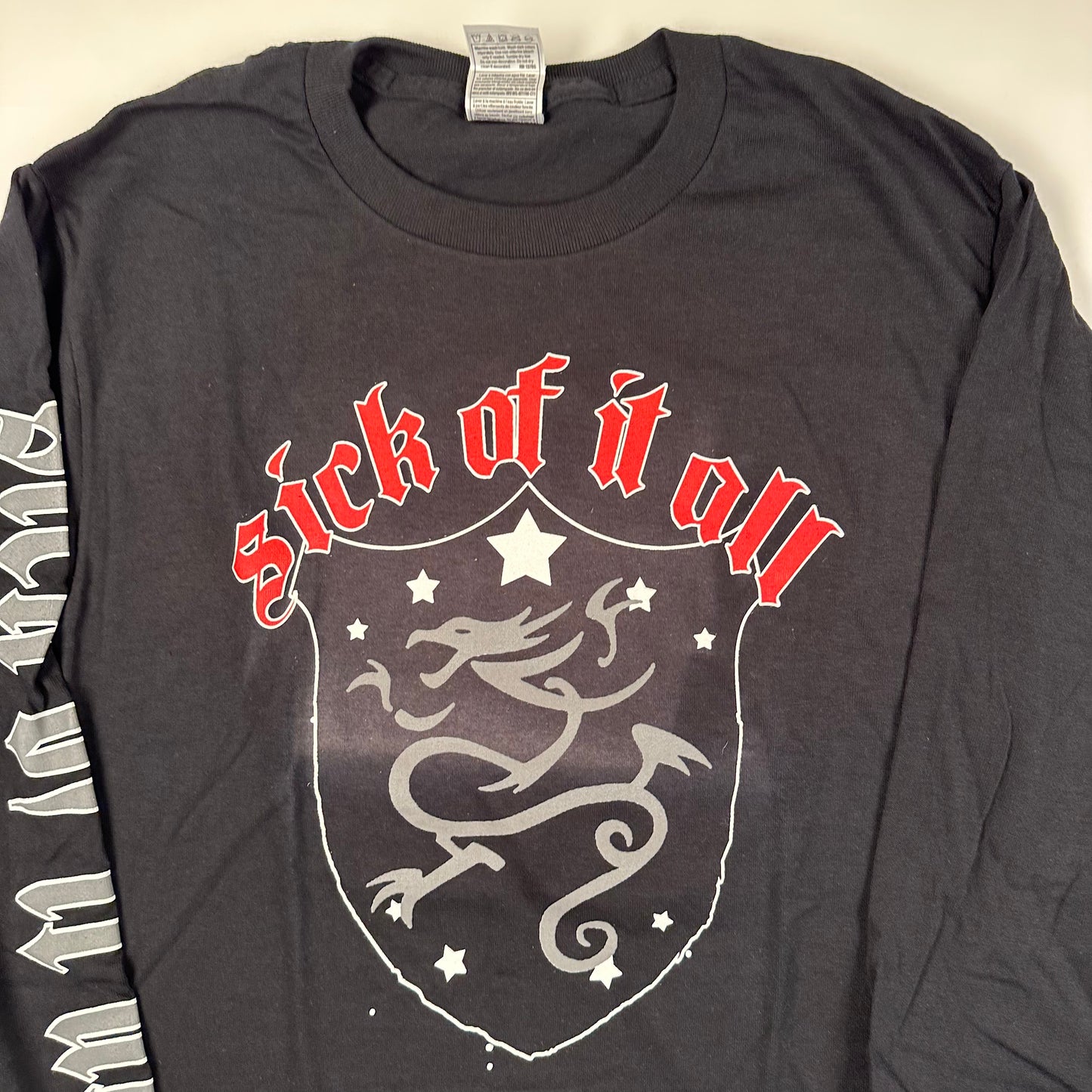 Vintage 2000s Sick Of It All Long Sleeve Shirt Small