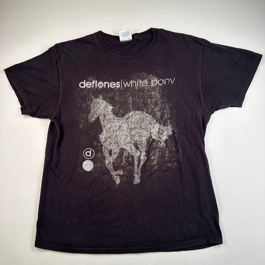 Vintage 2000s Deftones Shirt Large White Pony