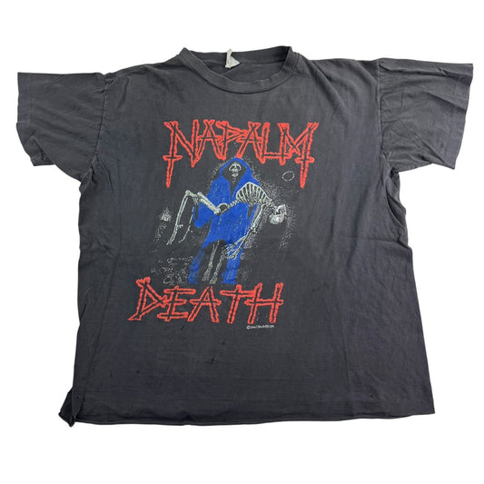 Vintage 80s Napalm Death Shirt Large