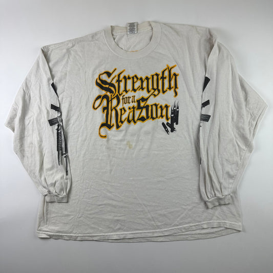 Vintage 2000s Strength For A Reason Long Sleeve Shirt XXl