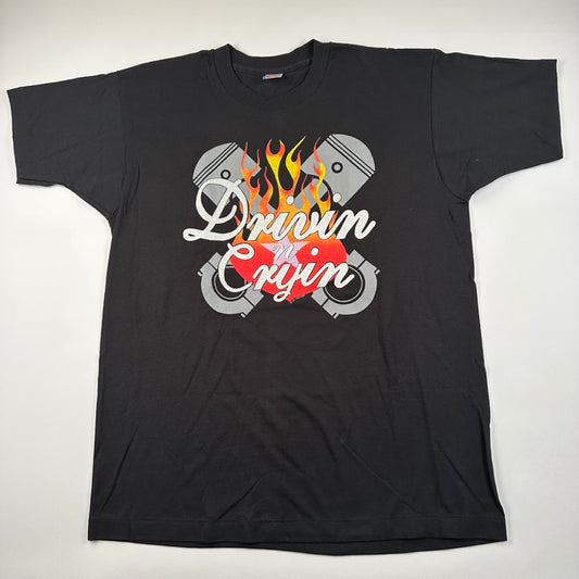 Vintage 1993 Drivin N Cryin Shirt XL Smoke Tour