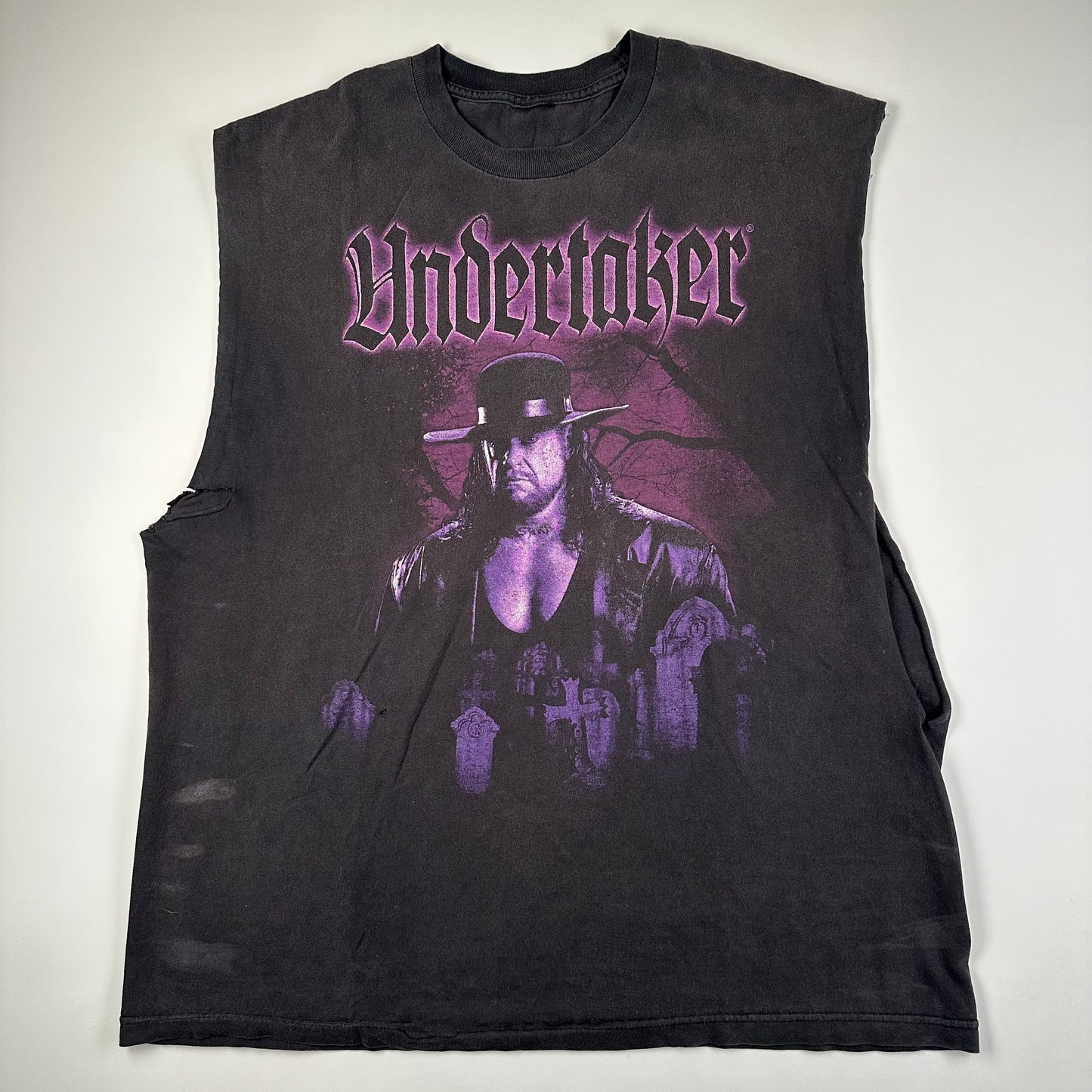 Vintage 2000s Undertaker Sleeveless Shirt Large