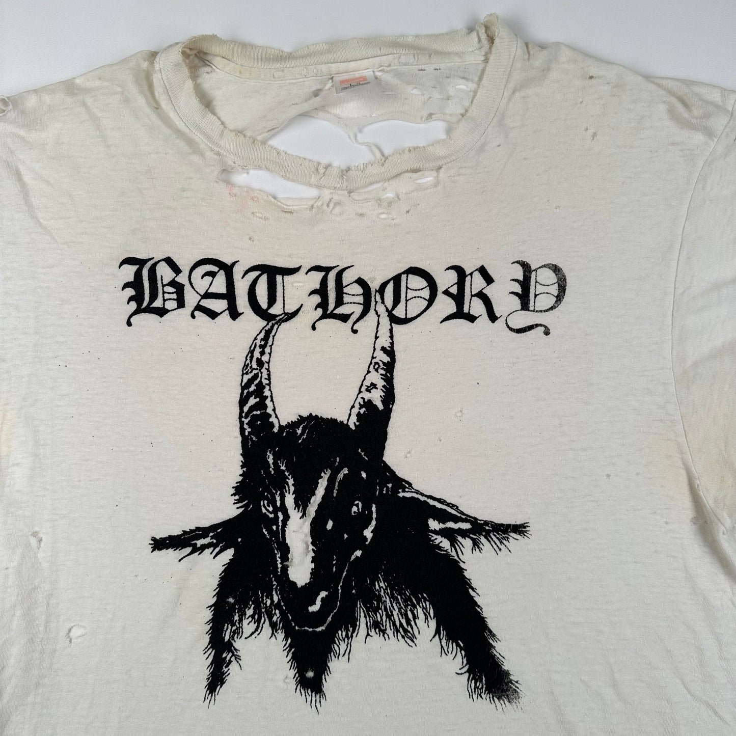 Vintage 80s Bathory Shirt Large