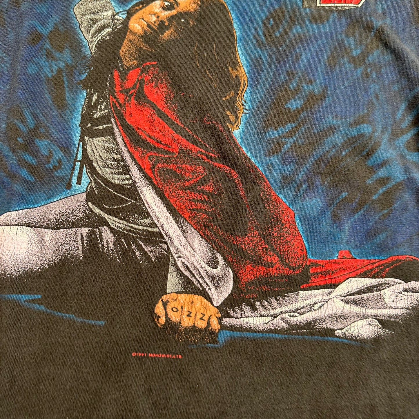 Vintage 1991 Ozzy Osbourne Shirt Large Blizzard Of Ozz