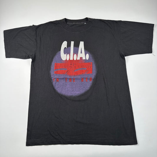 Vintage 90s C.I.A. Shirt XL In The Red