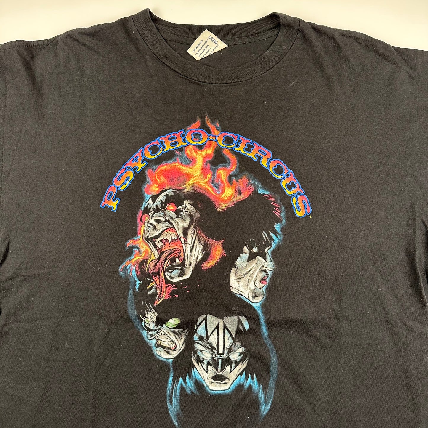 Vintage 1998 Kiss Shirt Psycho Circus XL