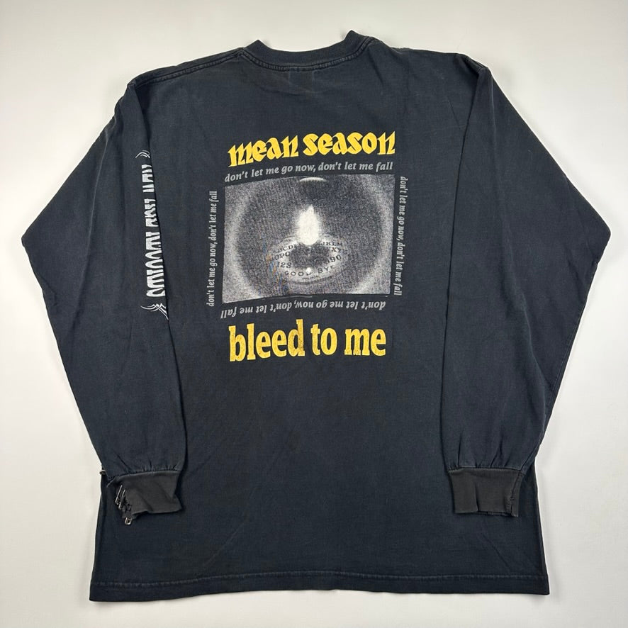 Vintage 90s Mean Season Long Sleeve Shirt XL Bleed To Me