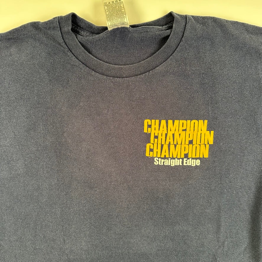 Vintage 2000s Champion Shirt Large Drug Free