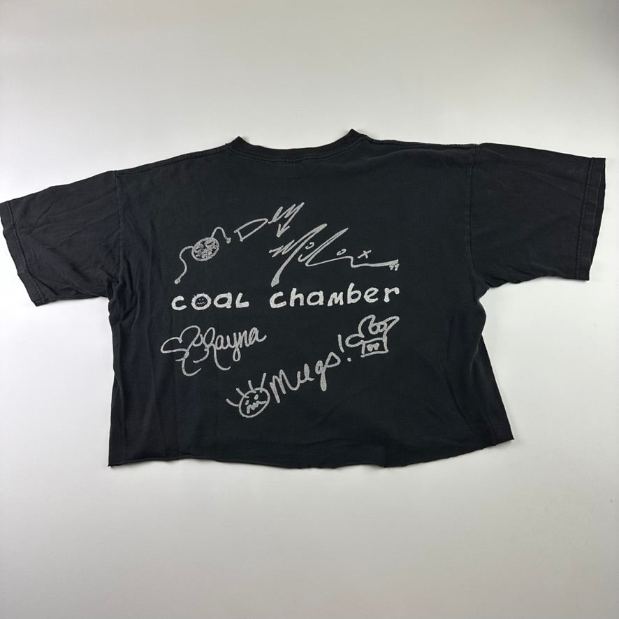 Vintage 1999 Coal Chamber Cropped Shirt Large