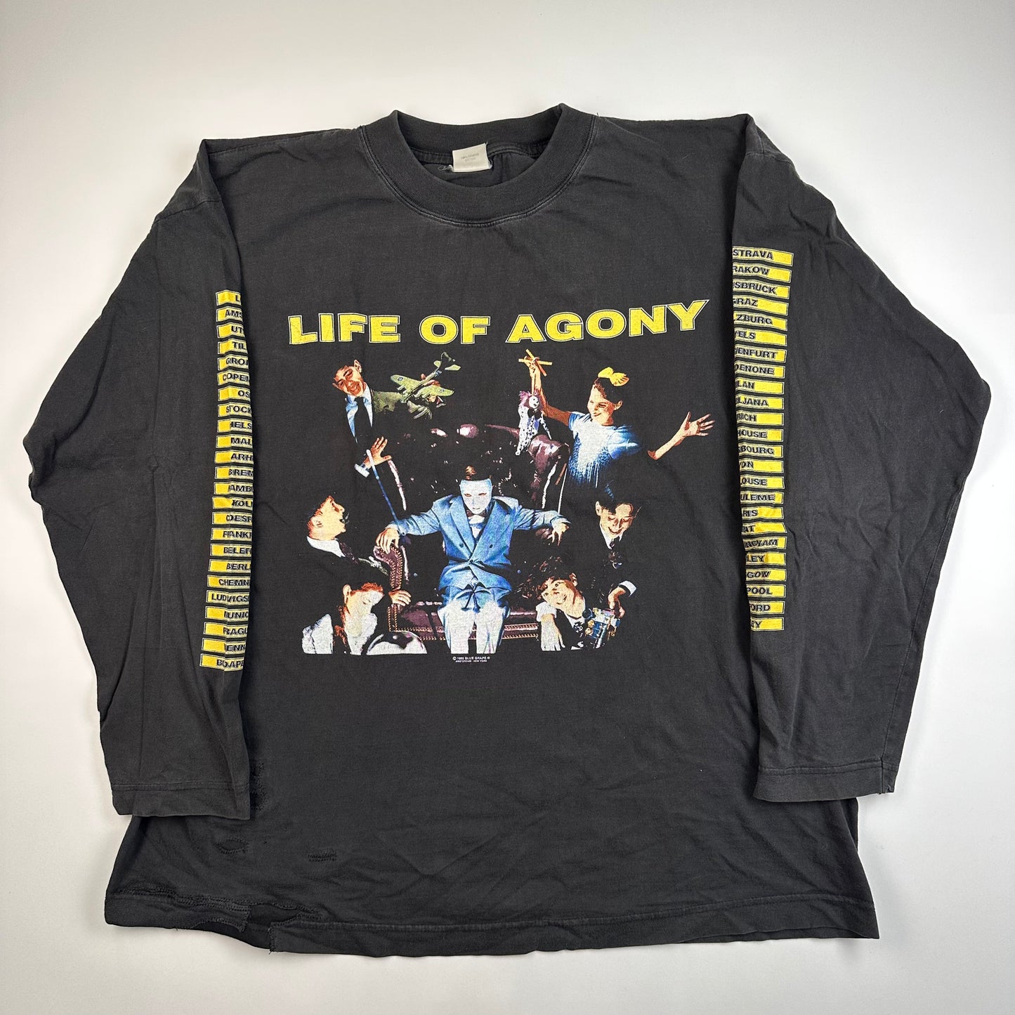 Vintage 1995 Life Of Agony Long Sleeve Shirt XL Ugly Lost At 22