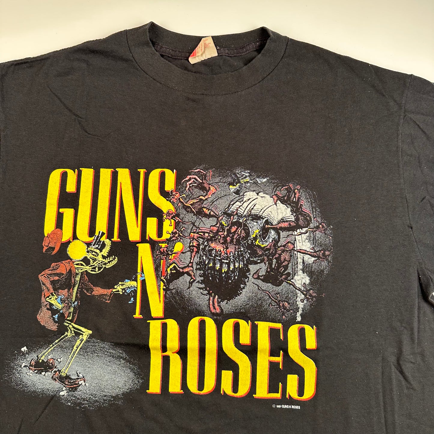 Vintage 1987 Guns N Roses Shirt XL Was Here