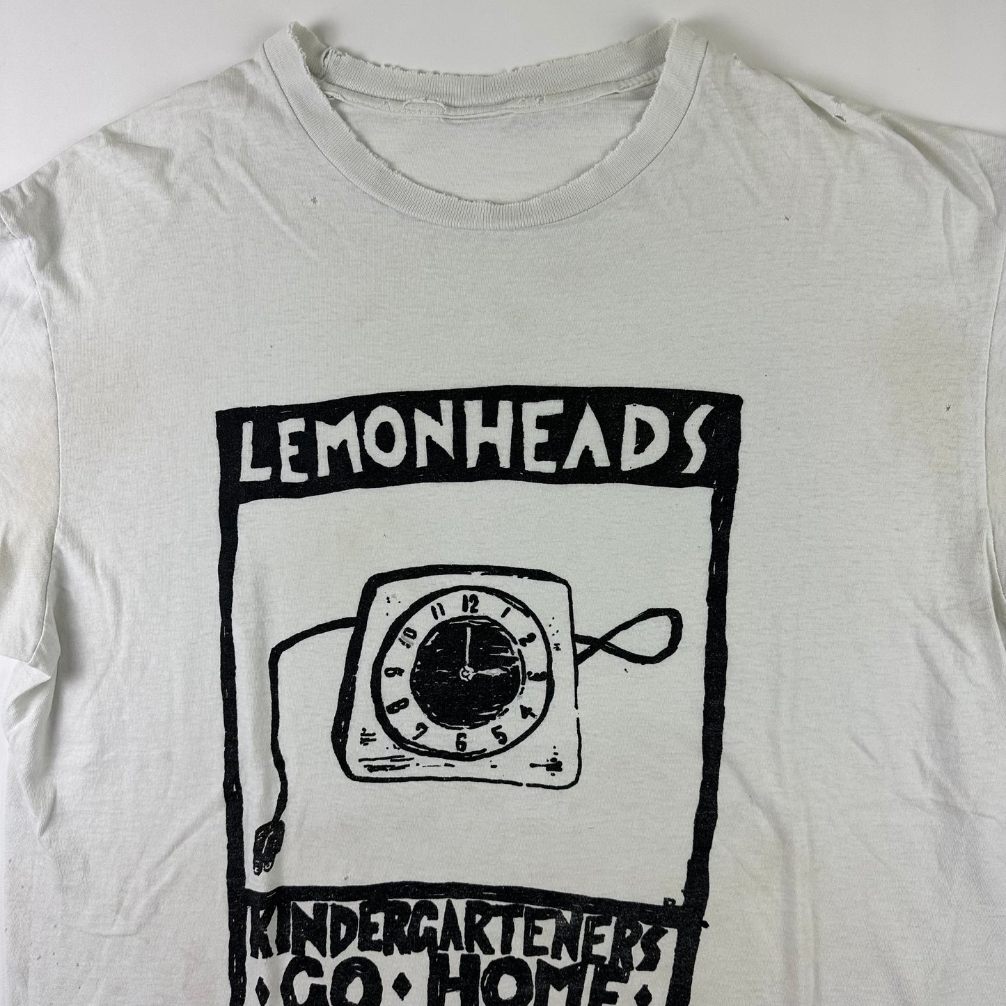 Vintage 90s Lemonheads Shirt XL Kindergarteners Go Home