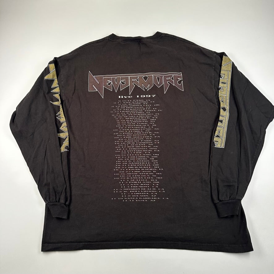 Vintage 1997 Nevermore Long Sleeve Shirt XL In Memory