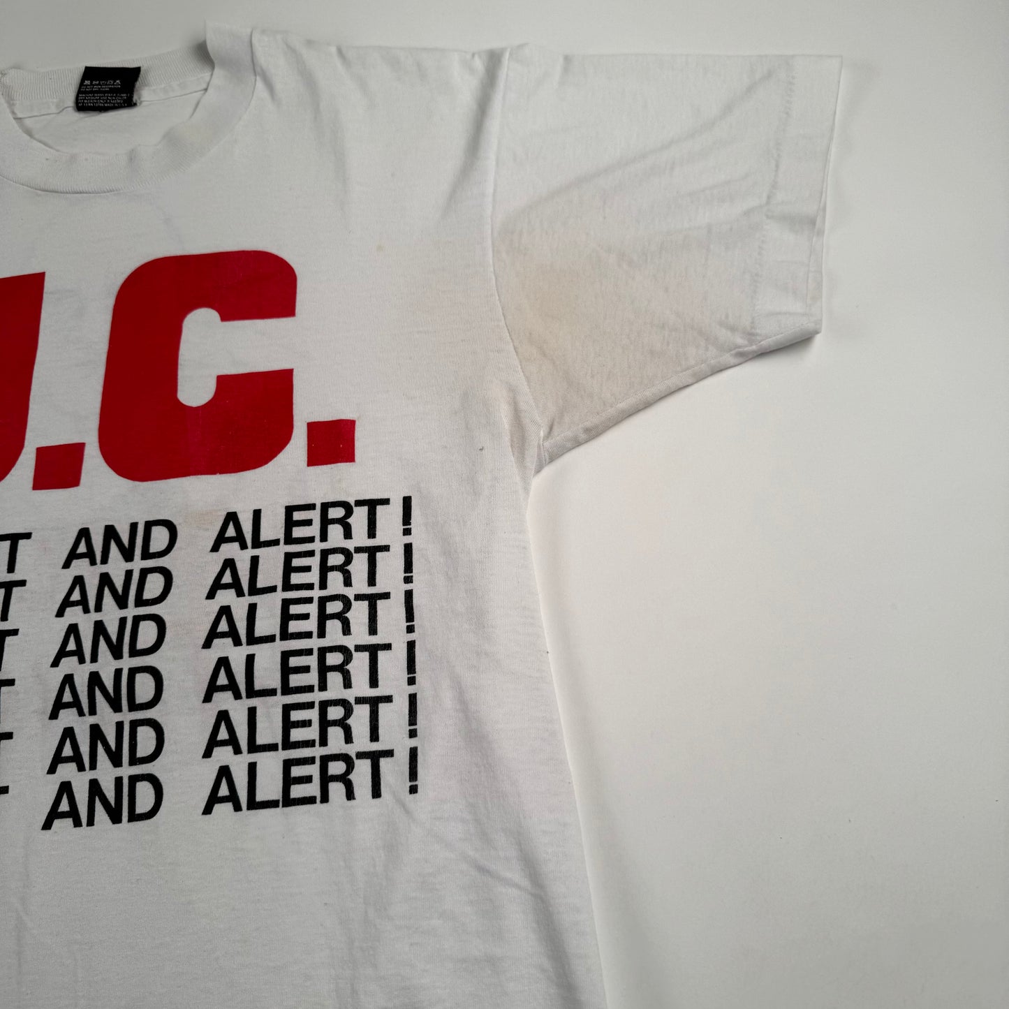 Vintage 90s Uniform Choice Shirt Large Straight And Alert