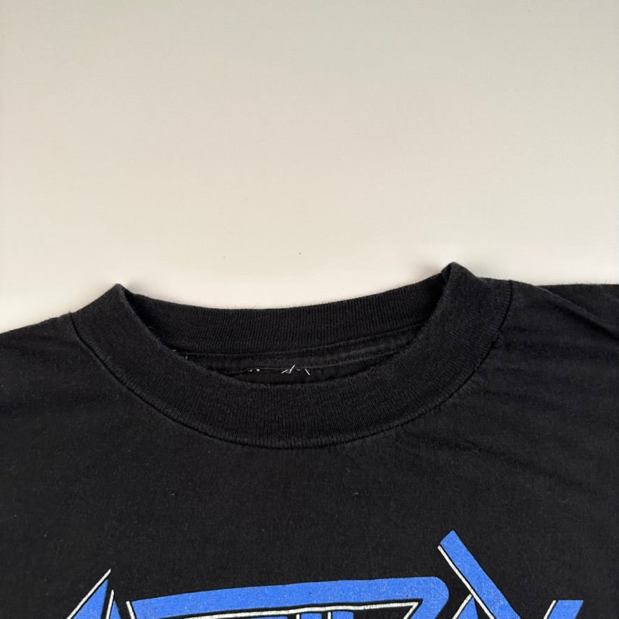 Vintage 1989 Anthrax Shirt XL State Of Euphoria European Tour