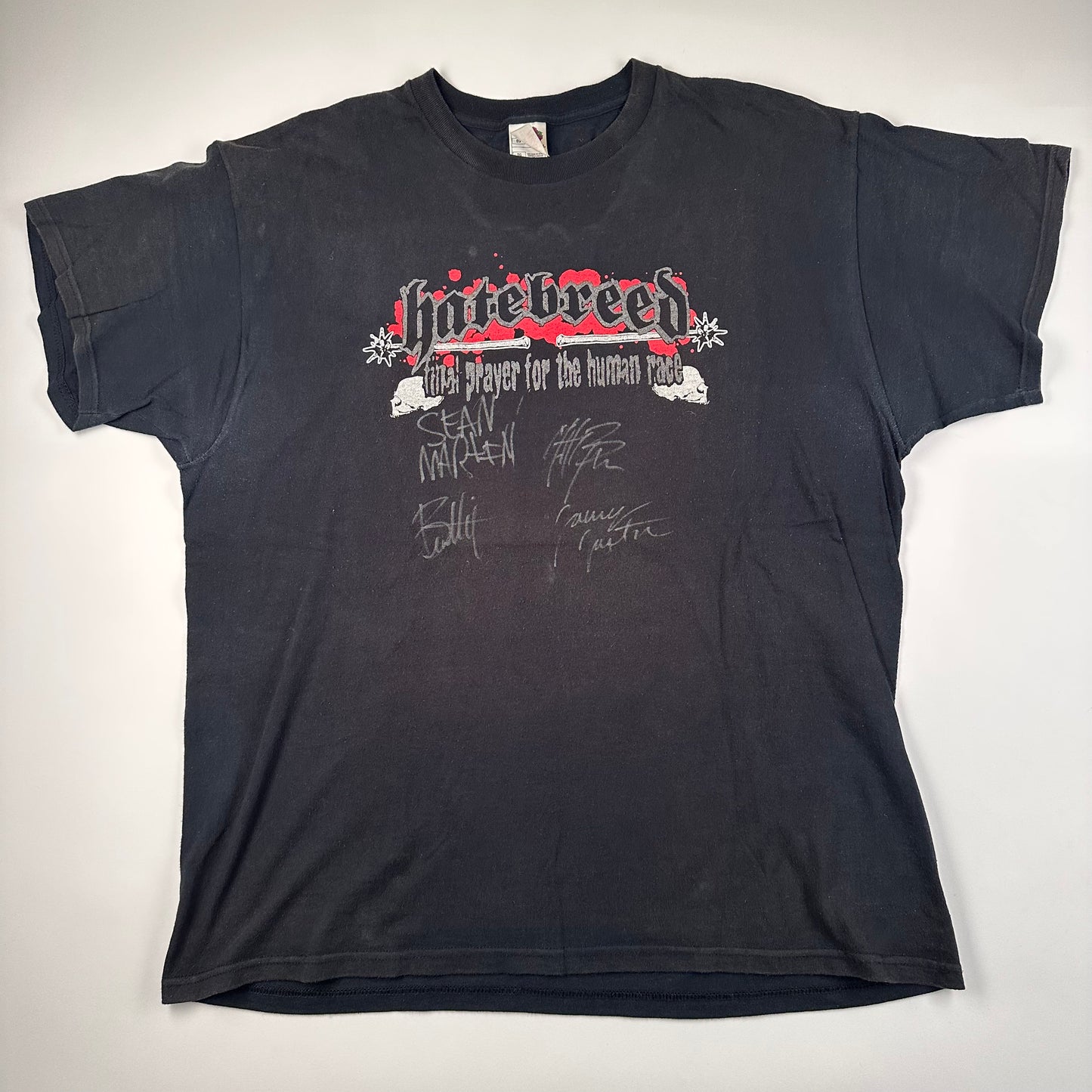 Vintage 2000s Hatebreed Shirt XL Autographed / Signed By Band