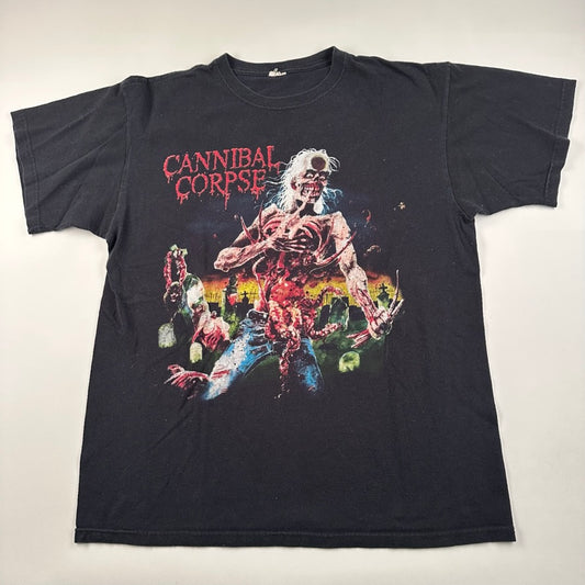 Vintage 2000s Cannibal Corpse Shirt Large Eaten Back To Life