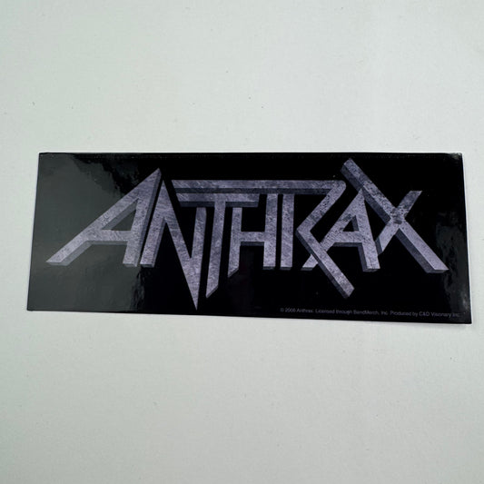 Vintage 2006 Anthrax Sticker