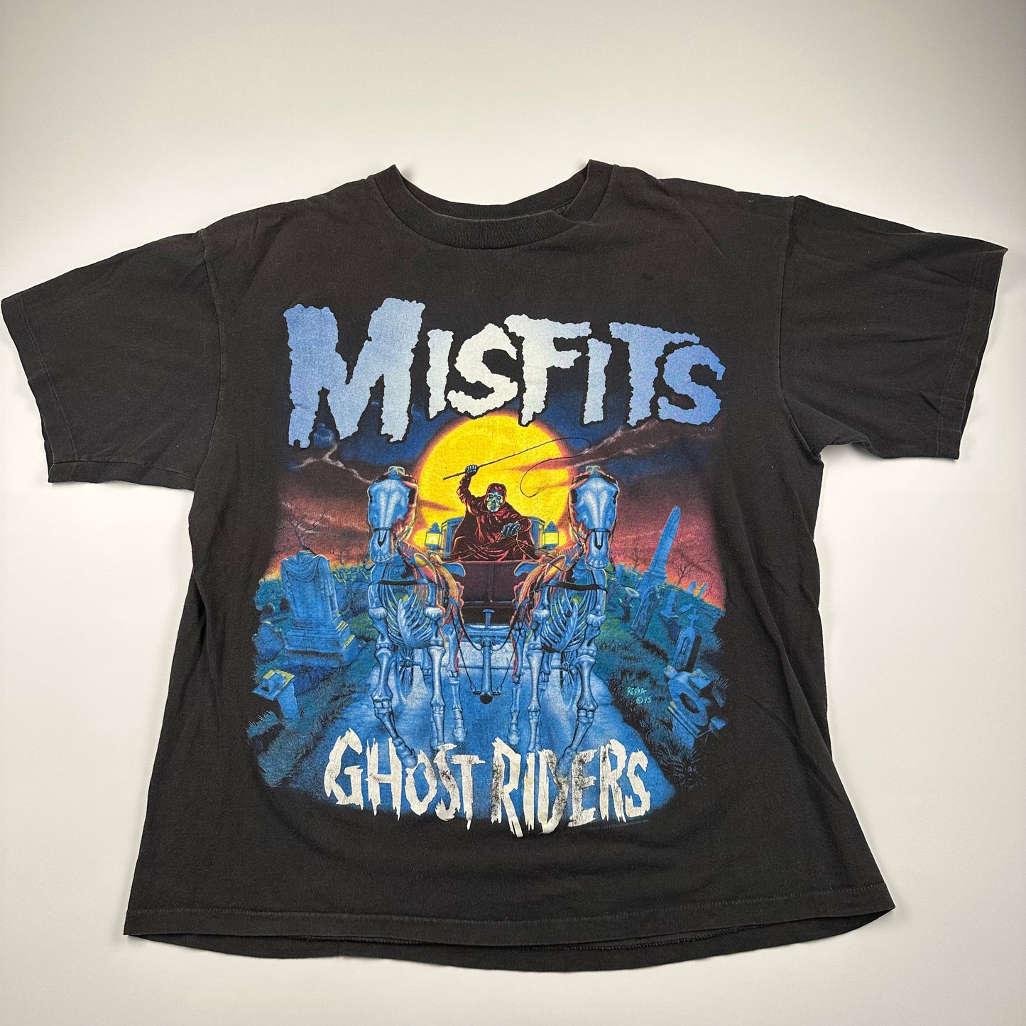 Vintage 1995 Misfits Shirt XL Ghost Riders