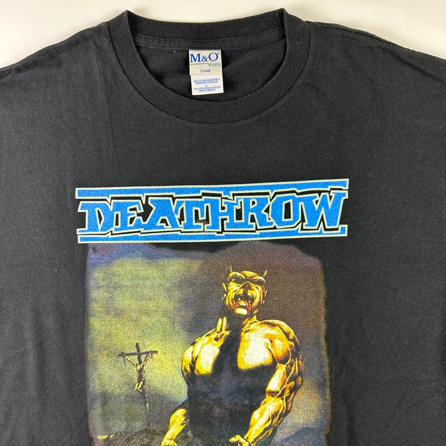 Vintage 2000s Deathrow Shirt Large Satans Gift