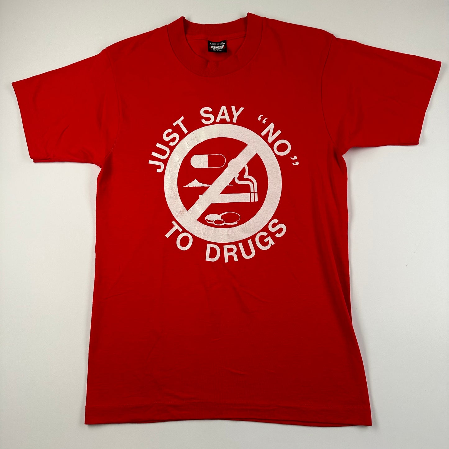 Vintage 80s Just Say No To Drugs Shirt Medium