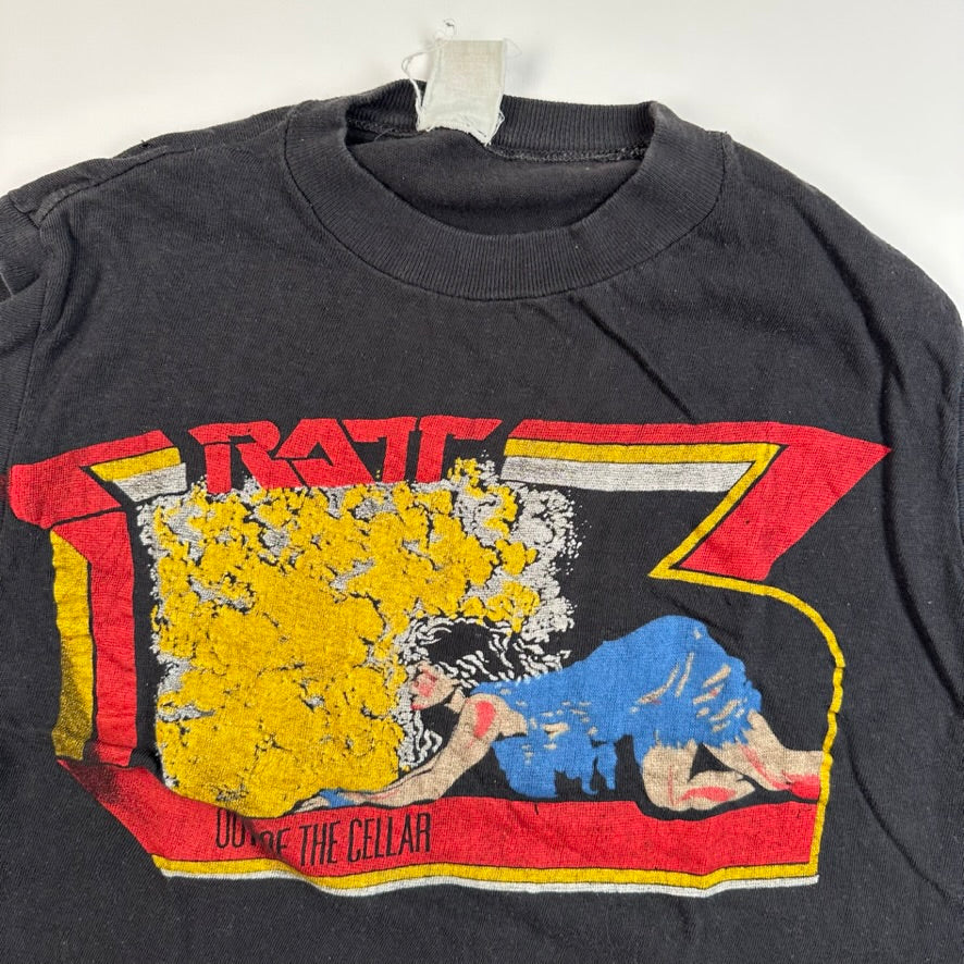 Vintage 80s Ratt Sleeveless Shirt Small