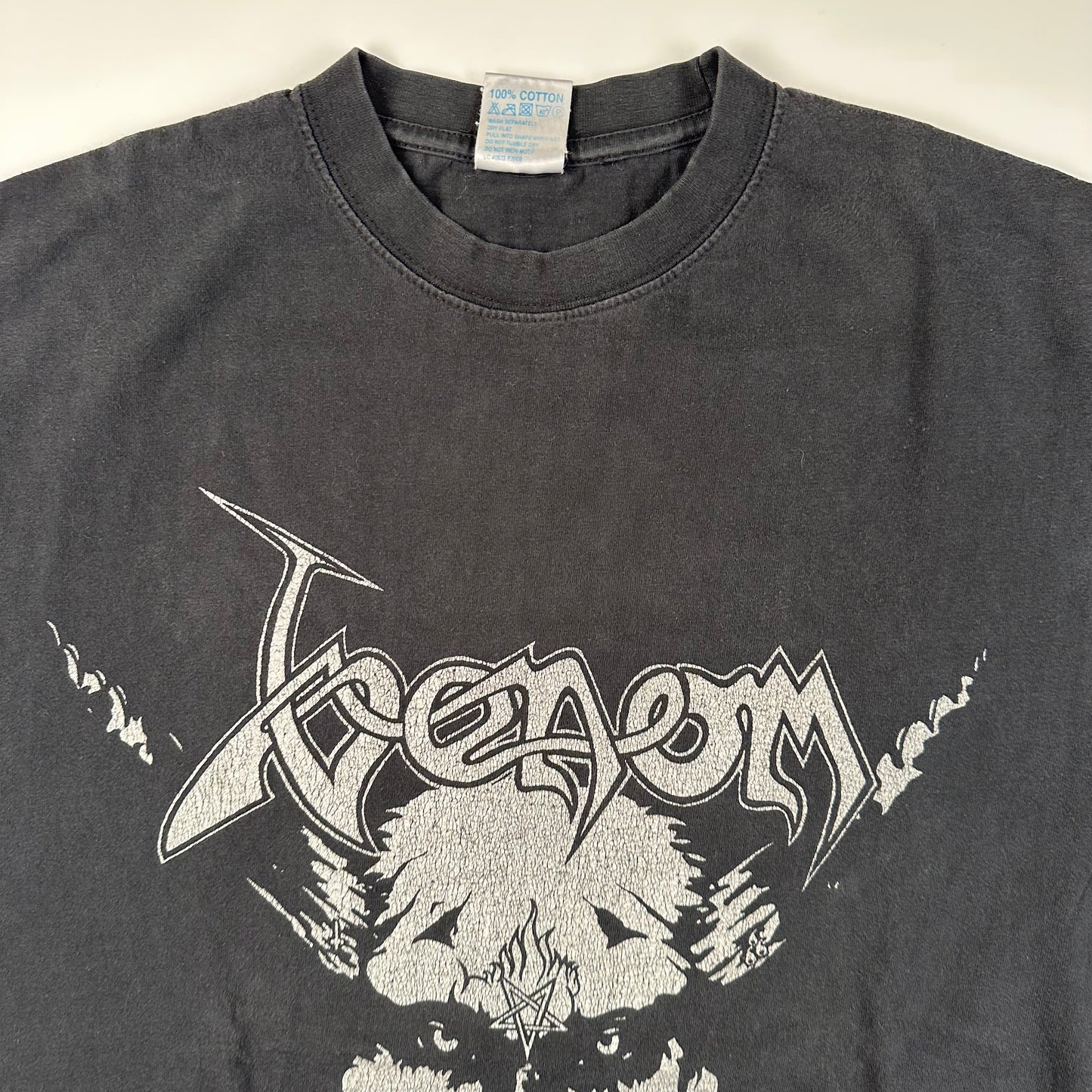 Vintage 90s Venom Shirt Medium Black Metal