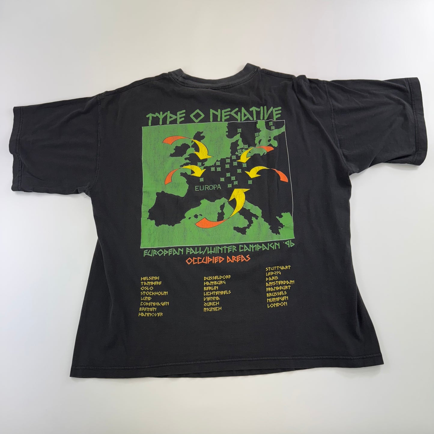 Vintage 1996 Type O Negative Shirt XL Liberation Of Vinnland