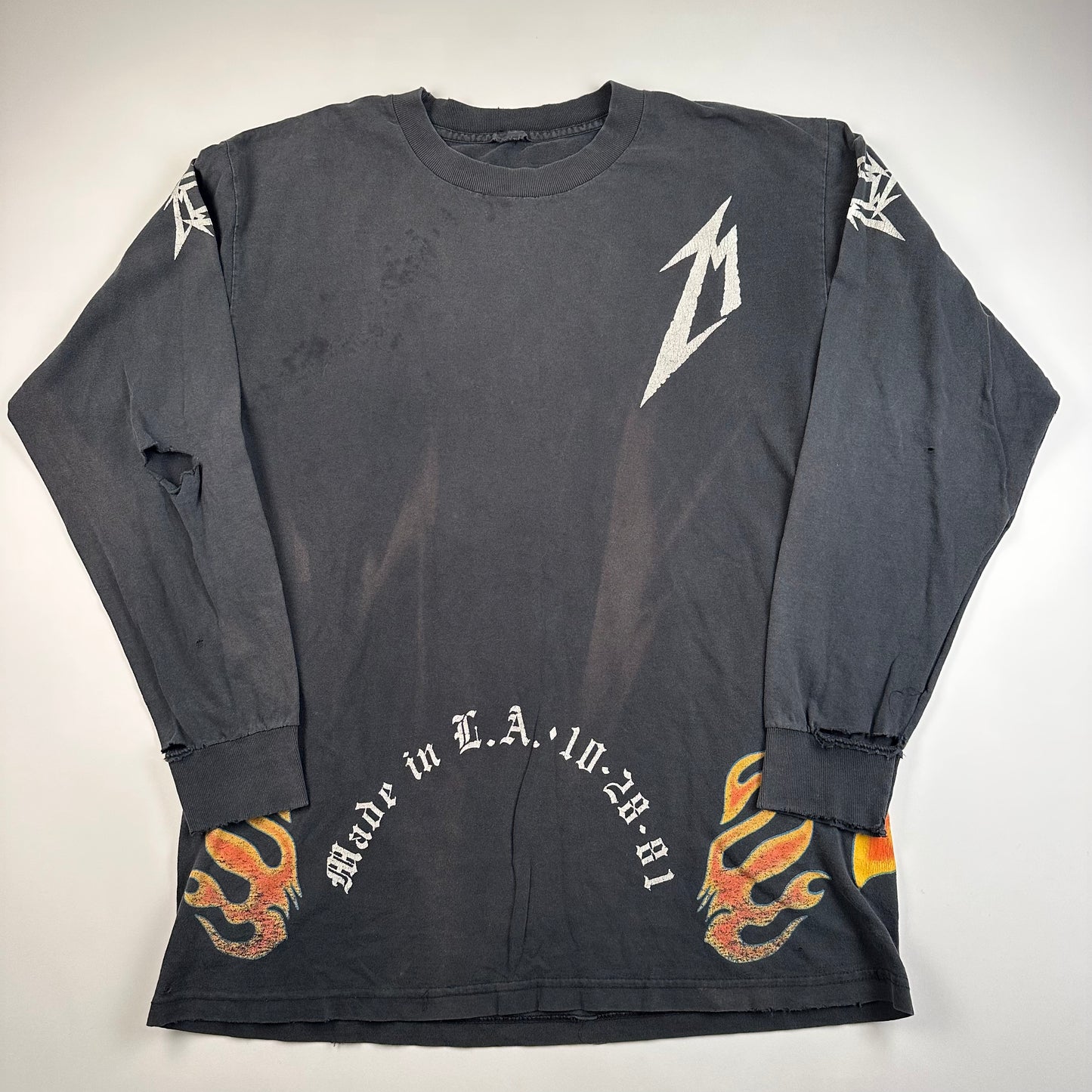 Vintage 90s Metallica Long Sleeve Shirt Large 15 Years