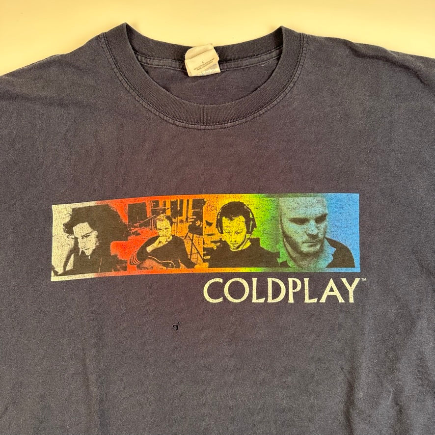 Vintage 2006 Coldplay Shirt Large Twisted Logic Tour