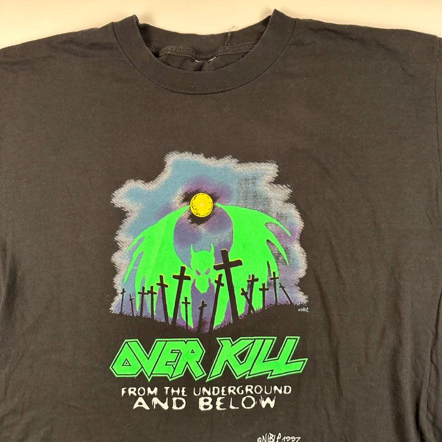 Vintage 1997 Overkill Shirt Large From The Underground And Below