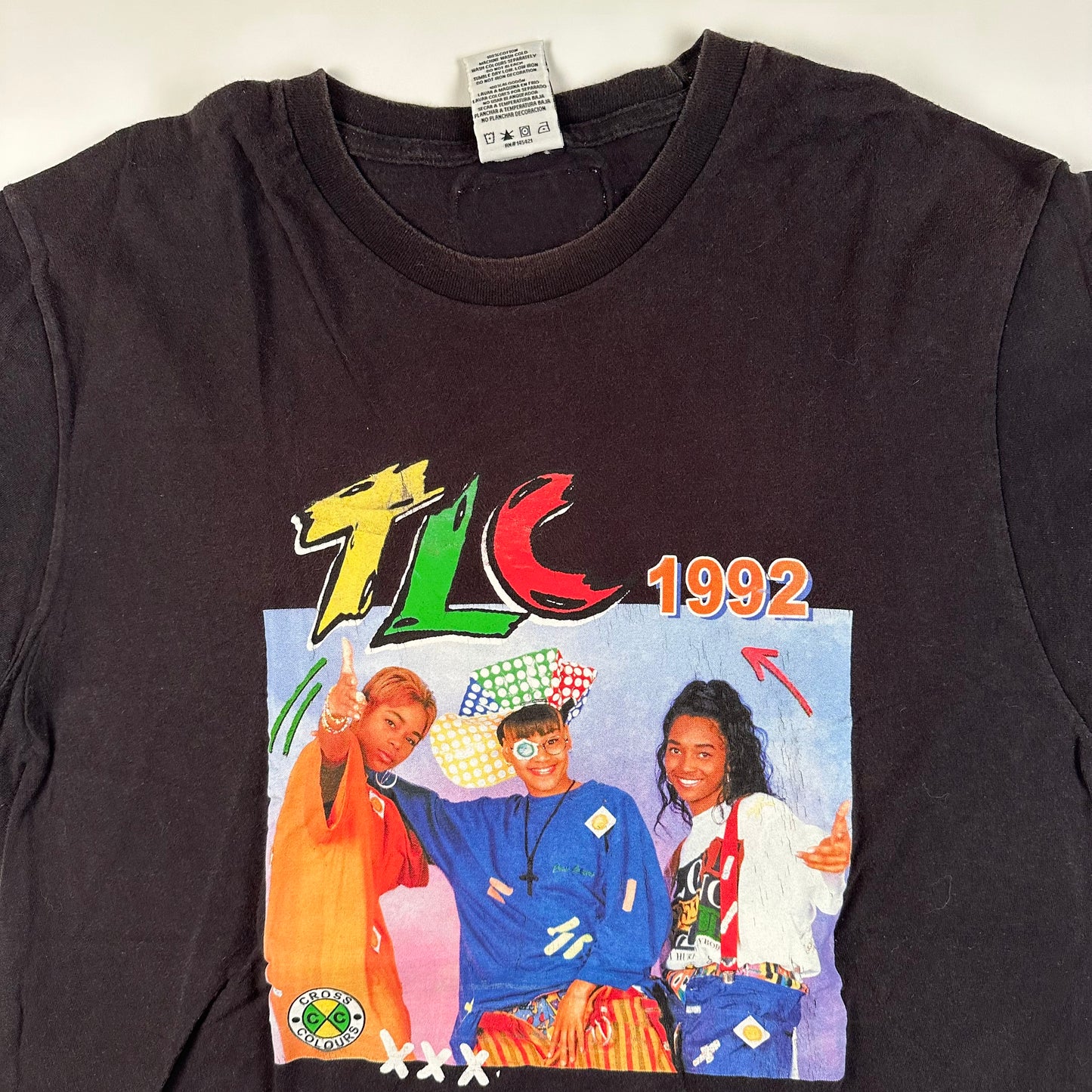 Vintage 90s TLC Cross Colours Shirt Large