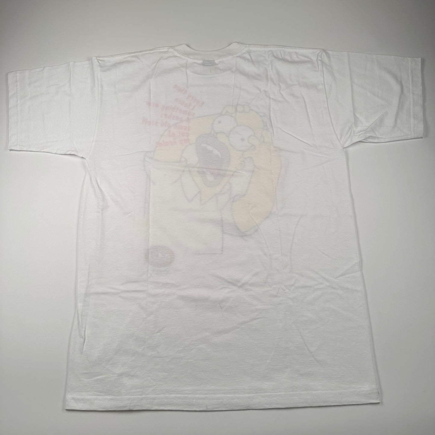 Vintage 90s Homer Simpson Shirt XL Every Time I Learn