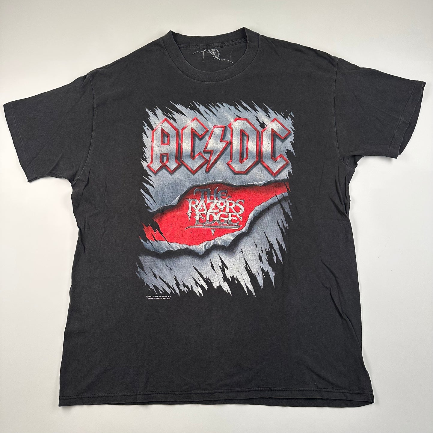 Vintage 1990 AC/DC Shirt Large The Razors Edge