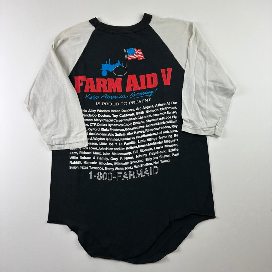 Vintage 1992 Farm Aid V Shirt Large Keep America Growing