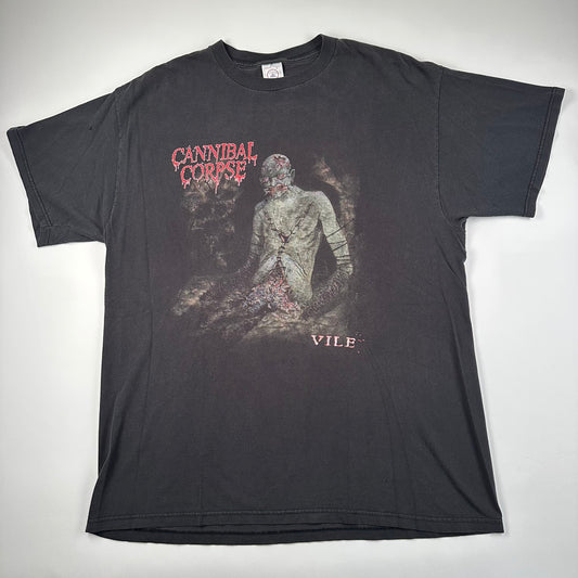 Vintage 90s Cannibal Corpse Shirt XL Vile