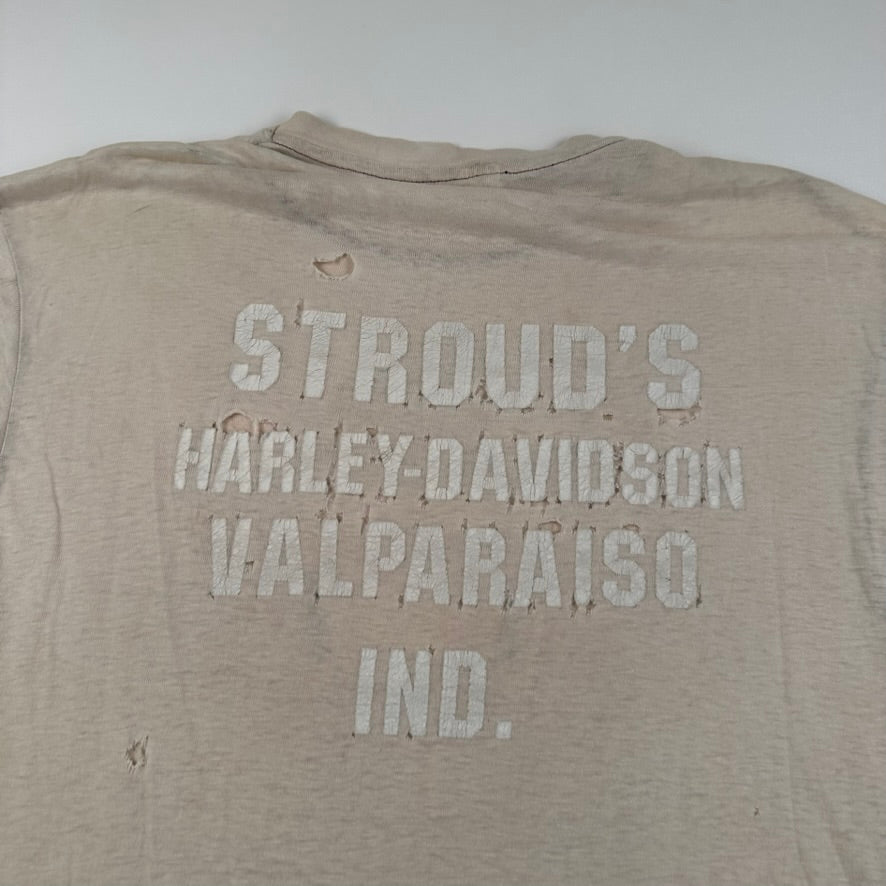 Vintage 70s Harley Davidson Shirt XL